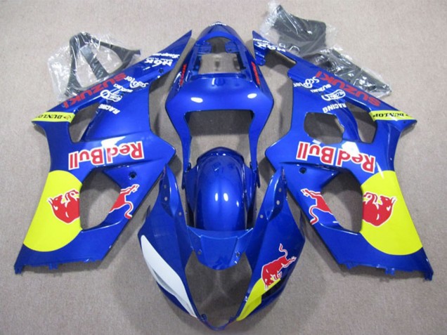 2003-2004 Blue Yellow Red Bull Suzuki GSXR 1000 Motorcycle Fairings UK Stores