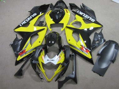 2005-2006 Yellow Black White Red Suzuki GSXR 1000 Motorcycle Fairings UK Stores