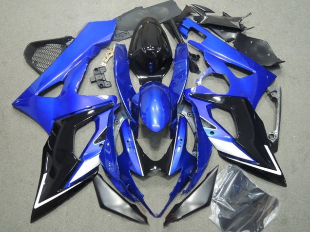 2005-2006 Blue White Silver Black Suzuki GSXR 1000 Motorcycle Fairings UK Stores