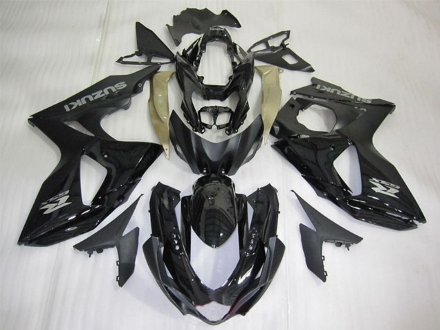 2009-2016 Glossy Black Silver Decal Suzuki GSXR 1000 Motorcycle Fairings UK Stores