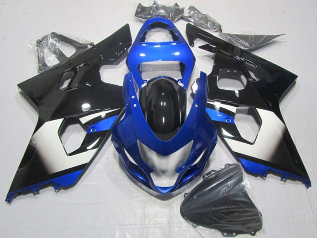 2004-2005 Blue White Black Suzuki GSXR 600 Motorcycle Fairings UK Stores