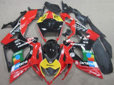 2006-2007 Red Yellow Green Blue Black JOMO Suzuki GSXR 600 Motorcycle Fairings UK Stores