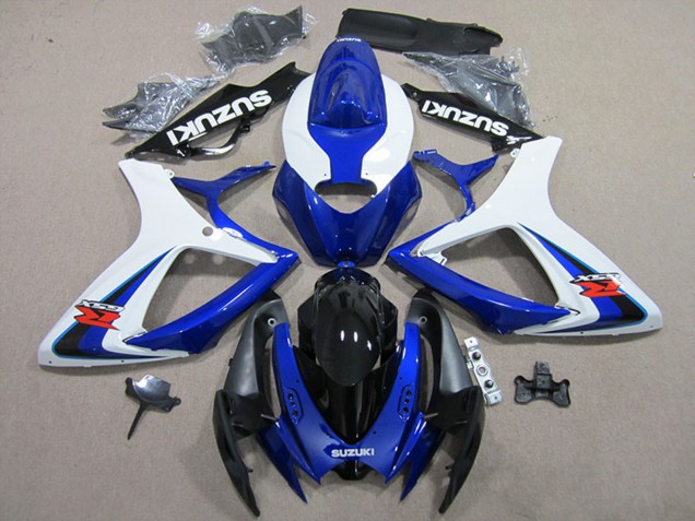 2006-2007 White Blue Black Red Suzuki GSXR 600 Motorcycle Fairings UK Stores