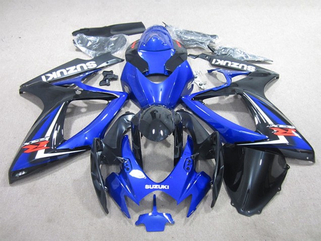 2006-2007 Blue White Glossy Black Red Suzuki GSXR 600 Motorcycle Fairing UK Stores
