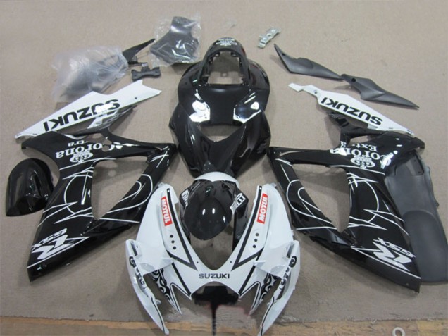 2006-2007 White Black Corona Extra Motul Suzuki GSXR 600 Motorcycle Fairings UK Stores