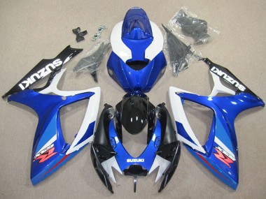 2006-2007 White Blue Glossy Black Red Suzuki GSXR 600 Motorcycle Fairing UK Stores