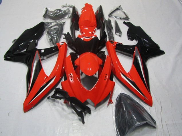 2008-2010 Red Black Suzuki GSXR 600 Motorcycle Fairings UK Stores