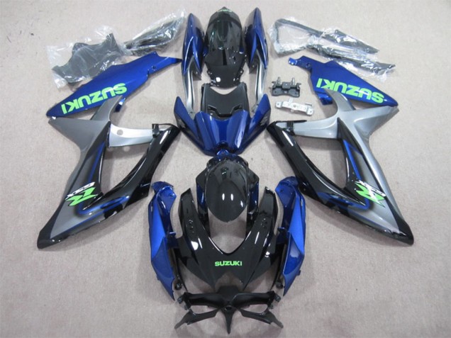 2008-2010 Blue Silver Glossy Black Green Suzuki GSXR 600 Motorcycle Fairings UK Stores