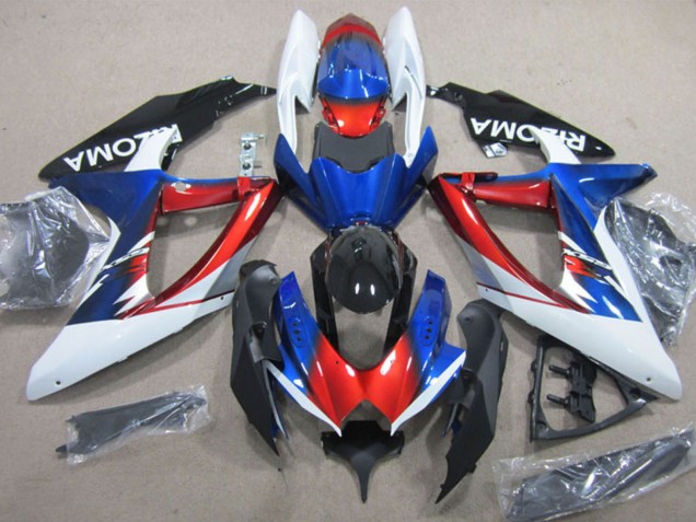 2008-2010 White Red Blue Black Rizoma Suzuki GSXR 600 Motorcycle Fairings UK Stores