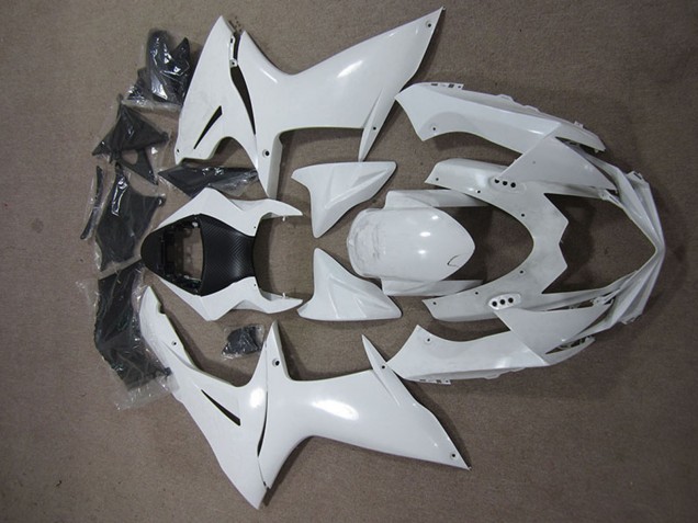2011-2024 White Suzuki GSXR 600 Motorcycle Fairings UK Stores
