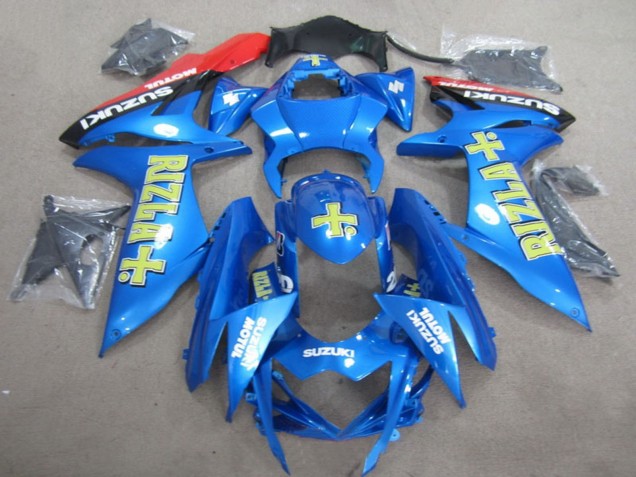 2011-2024 Blue Gold Rizla Suzuki GSXR 600 Motorcycle Fairings UK Stores