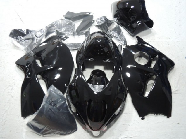 1996-2007 Glossy Black Suzuki GSXR 1300 Hayabusa Motorcycle Fairings UK Stores