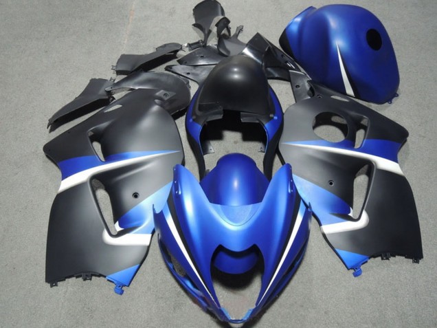 1996-2007 Blue White Matte Black Suzuki GSXR 1300 Hayabusa Motorcycle Fairings UK Stores