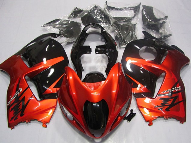 1996-2007 Orange Black Suzuki GSXR 1300 Hayabusa Motorcycle Fairings UK Stores