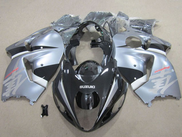 1996-2007 Matte Black Silver Suzuki GSXR 1300 Hayabusa Motorcycle Fairings UK Stores