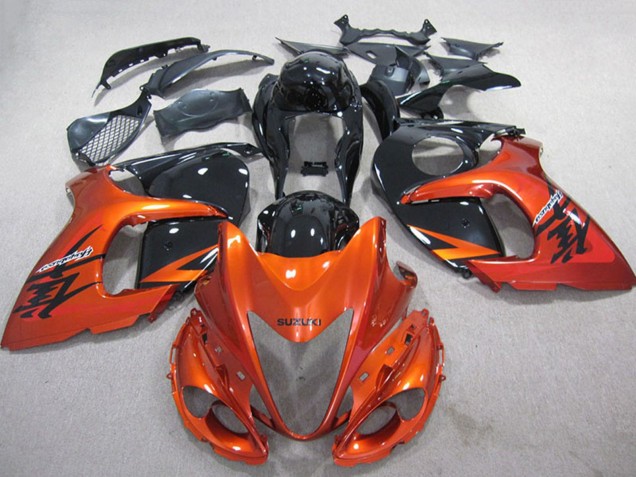 2008-2020 Orange Black Suzuki GSXR 1300 Hayabusa Motorcycle Fairings UK Stores