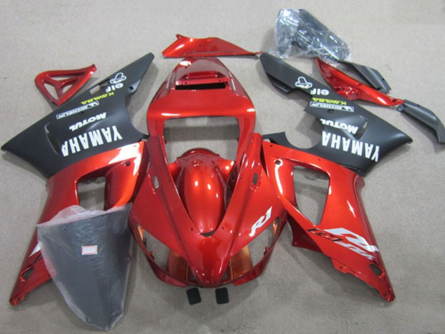 1998-1999 Red Black White Decal Yamaha YZF R1 Motorcycle Fairings UK Stores