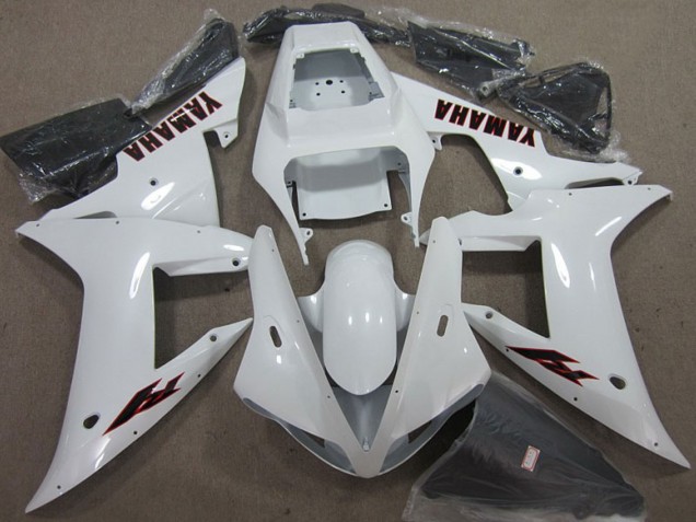 2002-2003 White Yamaha YZF R1 Motorcycle Fairings UK Stores