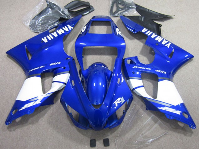 2002-2003 Blue White Yamaha YZF R1 Motorcycle Fairings UK Stores