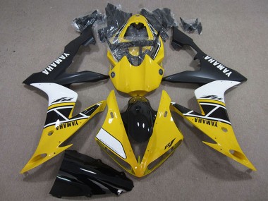 2004-2006 Yellow White Black Yamaha YZF R1 Motorcycle Fairings UK Stores