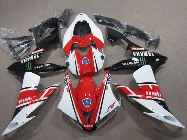2004-2006 White Red Black Green Motul Monster Yamaha YZF R1 Motorcycle Fairings UK Stores
