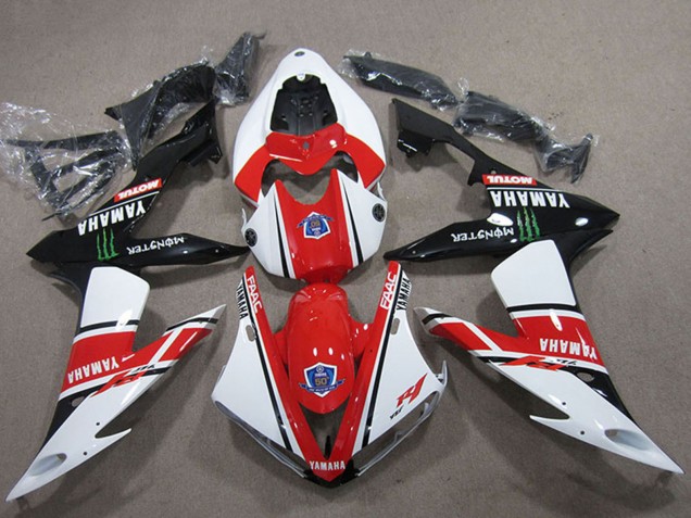 2004-2006 White Red Black Green Motul Monster Yamaha YZF R1 Motorcycle Fairings UK Stores