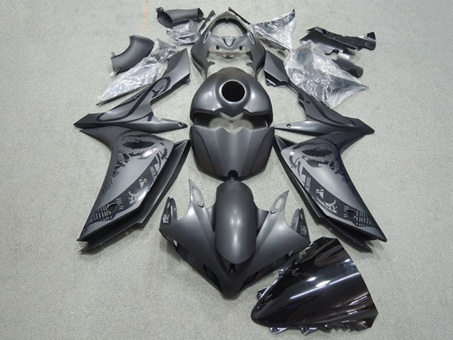 2007-2008 Matte Black Yamaha YZF R1 Motorcycle Fairings UK Stores