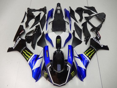 2015-2019 Blue White Glossy Black Green Monster Yamaha YZF R1 Motorcycle Fairings UK Stores