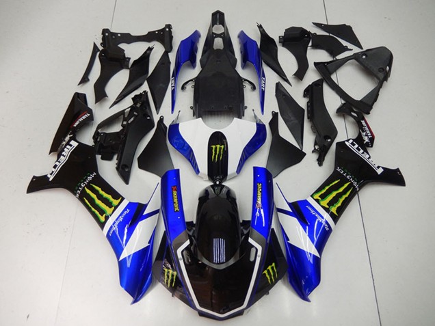 2015-2019 Blue White Glossy Black Green Monster Yamaha YZF R1 Motorcycle Fairings UK Stores