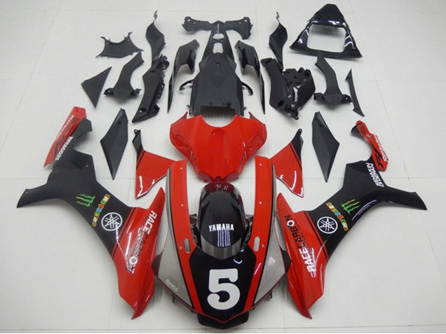 2015-2019 Red Black Green Monster 5 Yamaha YZF R1 Motorcycle Fairings UK Stores