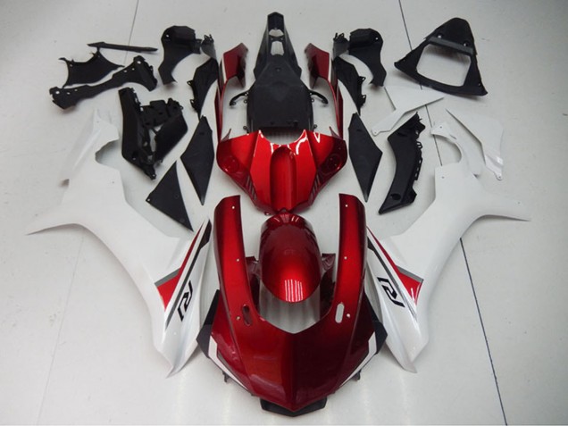 2015-2019 White Red Black Yamaha YZF R1 Motorcycle Fairing UK Stores
