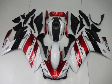 2015-2018 White Red Black Yamaha YZF R3 Bike Fairings UK Stores