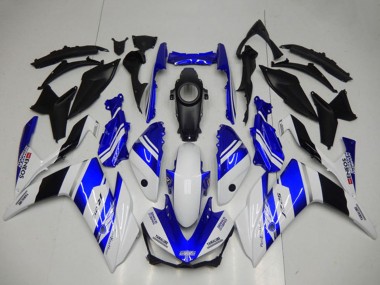 2015-2018 White Blue Black Yamalube ENEOS Yamaha YZF R3 Motorcycle Fairings UK Stores