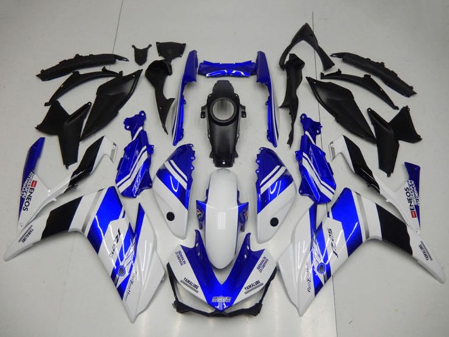 2015-2018 White Blue Black Yamalube ENEOS Yamaha YZF R3 Motorcycle Fairings UK Stores