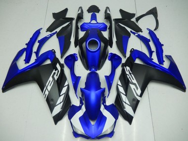 2015-2018 Blue Matte Black Yamaha YZF R3 Motorcycle Fairings UK Stores
