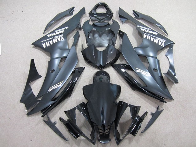 2008-2016 Glossy Black Matte Black White Decals Yamaha YZF R6 Motorcycle Fairings UK Stores