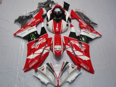 2008-2016 White Red Glossy Black Green Monster Rocol Milwaukee Maxxis Yamaha YZF R6 Motorcycle Fairings UK Stores