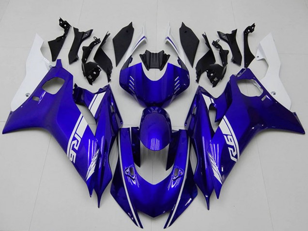 2017-2023 White Blue Yamaha YZF R6 Motorcycle Fairings UK Stores
