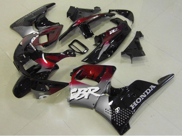 1996-1997 Red Black Silver Honda CBR900RR 893 Bike Fairing Kit UK Stores