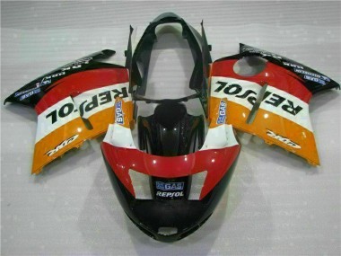 1996-2007 Orange Repsol Honda CBR1100XX Motorbike Fairing UK Stores