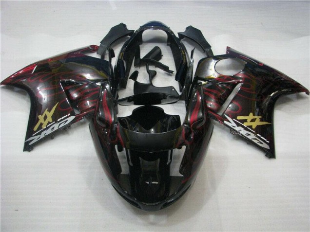 1996-2007 Red Flame Honda CBR1100XX Motor Fairings UK Stores 1996-2007 Red Flame Honda CBR1100XX Motor Fairings UK Stores