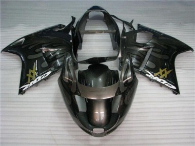 1996-2007 Black Honda CBR1100XX Motorcycle Fairings Kit UK Stores