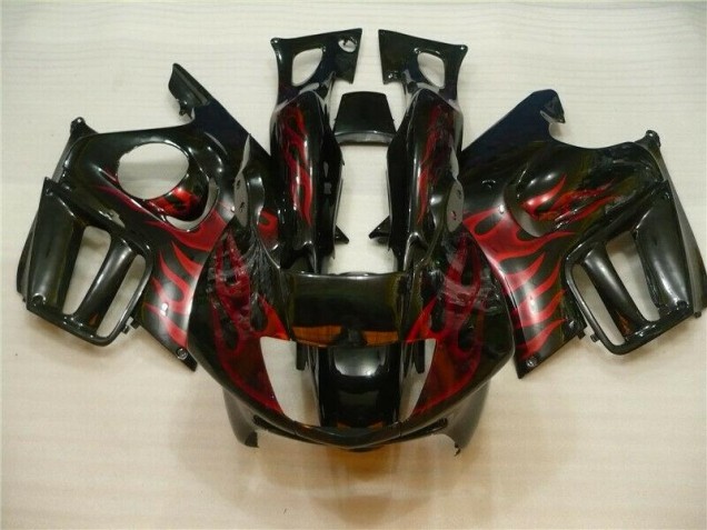 1995-1998 Black Red Flame Honda CBR600 F3 Motorcycle Fairing UK Stores 1995-1998 Black Red Flame Honda CBR600 F3 Motorcycle Fairing UK Stores