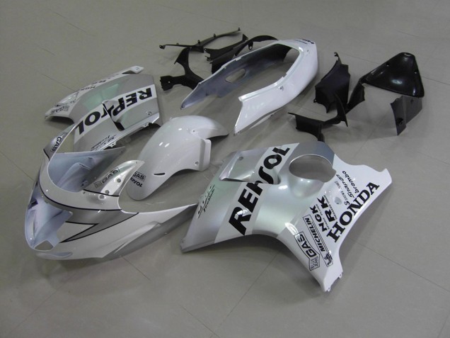 1996-2007 White Repsol Honda CBR1100XX Motorbike Fairings UK Stores 1996-2007 White Repsol Honda CBR1100XX Motorbike Fairings UK Stores