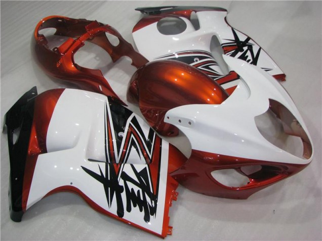 1996-2007 Orange White Black Suzuki GSXR 1300 Hayabusa Bike Fairings UK Stores 1996-2007 Orange White Black Suzuki GSXR 1300 Hayabusa Bike Fairings UK Stores