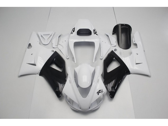 1998-1999 Pearl White Black Yamaha YZF R1 Bike Fairings UK Stores 1998-1999 Pearl White Black Yamaha YZF R1 Bike Fairings UK Stores