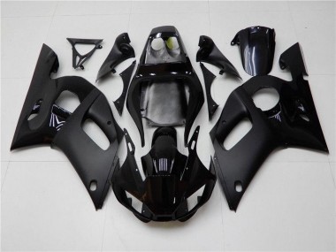 1998-2002 Glossy Matte Black Yamaha YZF R6 Moto Fairings UK Stores