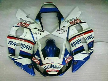 1998-2002 Blue White Yamaha YZF R6 Motorcycle Fairings Kit UK Stores