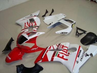1998-2002 White Red Fiat Motul Acer Yamaha YZF R6 Motorcycle Fairing Kit UK Stores