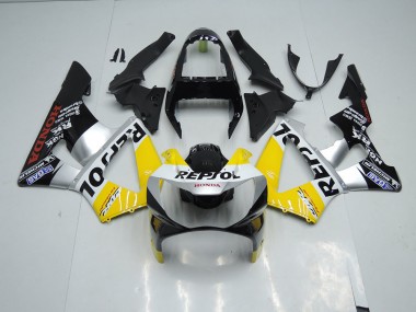 2000-2001 Yellow Silver Black Repsol Honda CBR900RR 929 Motor Bike Fairings UK Stores